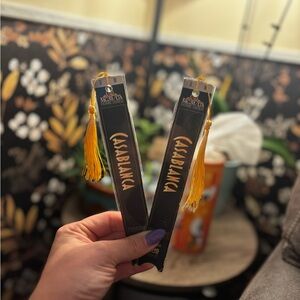Casablanca VHS bookmark with Yellow Tassel